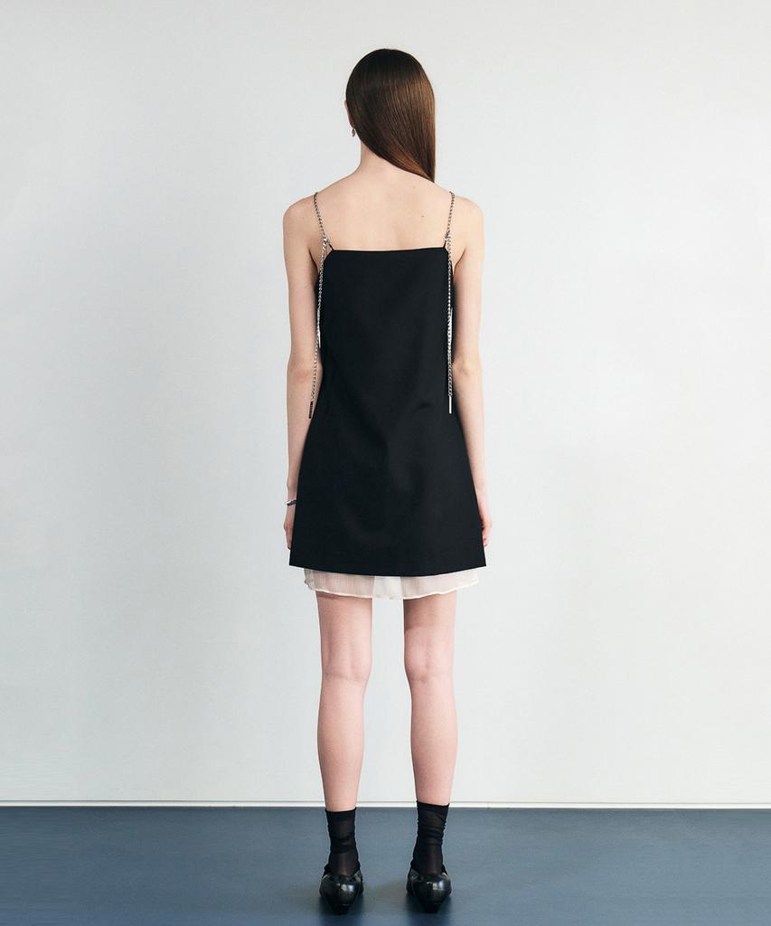 SEALOT Chain Layered Mini Dress (Black)