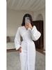 2025 European & American Elegant Women's Long Sleeve Summer Dress with Casual Long Skirt