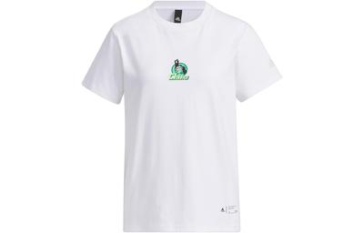 T Shirts Women's White Crew Neck Moderate Straight Fit IP3952