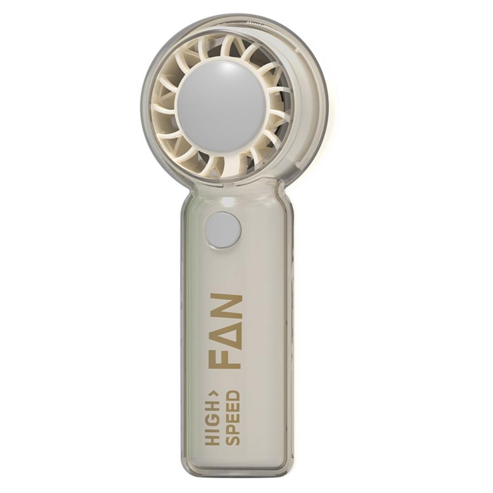 

USB Rechargeable Mini Handheld Fan Powerful Wind Cooling and Ice Pack Fan Turbo Fan Travel белый