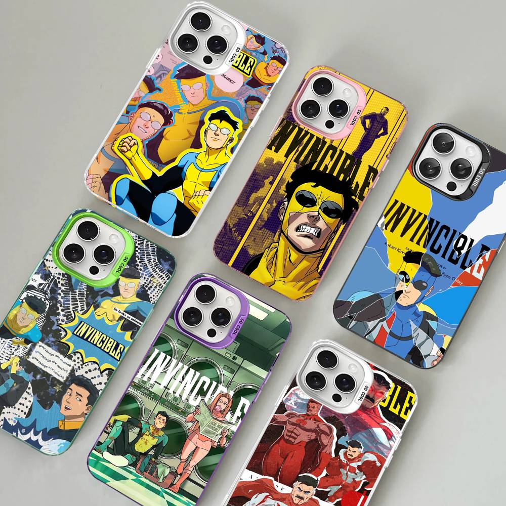 Invincible Superhero Anime Phone Case For IPhone 17 16 15 14 13 Pro 12 11 Pro Max PLUS Color Back Cover