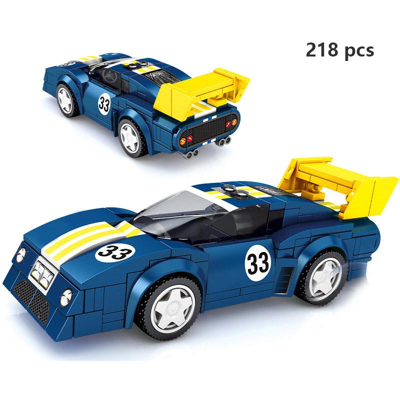 For Technical City Speed Champions Sports Car Racing Car Super Racers Figures Building Blocks Bricks Garage Toys Gifts Friends