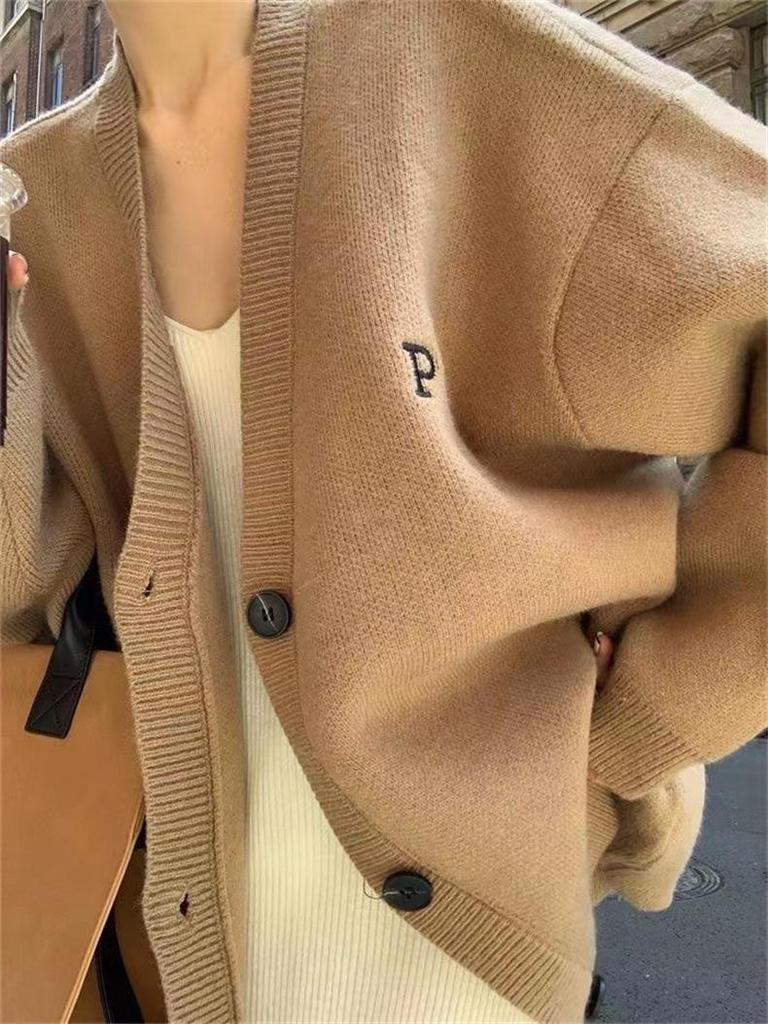 Designer Niche Korean Loose Soft Knit Cardigan - Autumn/Winter Women's Sweater