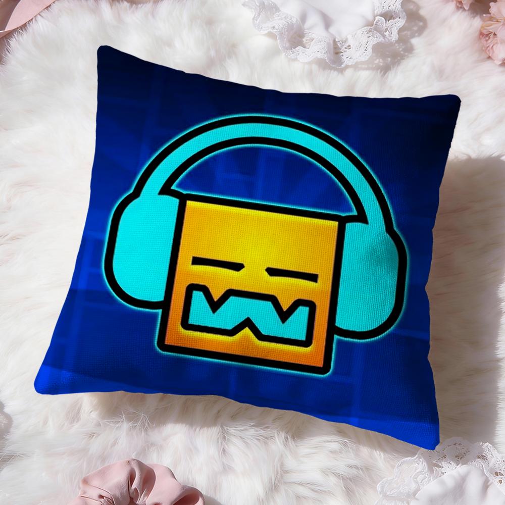 G-Geometry DashS Video Cushion Cover Premium Comfort Reversible Pillow Cove -Two In One Design for Any Room & Car Interior