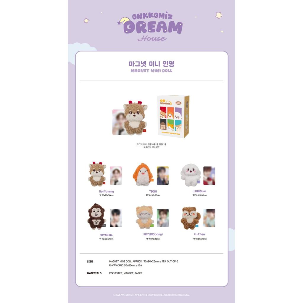 ONKKOMIZ (ONF) [DREAM HOUSE] POP-UP MD (Magnet Mini Doll)