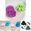 Adorable Double-sided Flip Reversible Octopus Plush Toy For Kids Soft And Cuddly Marine Life Stuffed Animal