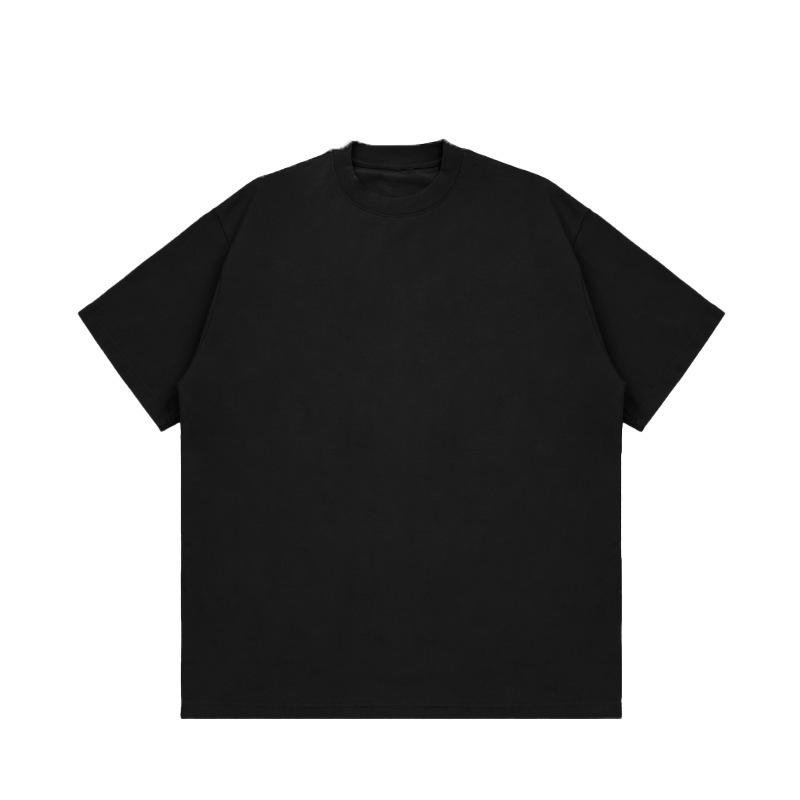 60 Silky Cool Solona 250g Heavy Short-Sleeve Men's Loose-Fit Solid Color Sunscreen T-Shirt
