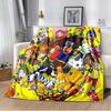Japane Cartoon D-Digimon Throws Blanket Sofa Hiking Picnic Super Soft Quilt Bed Thermal Cute Anime Flannel Blanket Birthday Gift