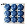 Stress Relief Fidget Toy 3D Printed Fruit Vegetable Clicker, 9-in-1 Tomato Blueberry Pepper Clicker Finger Clicky Button for Relaxation