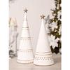 Metal Cone Shaped Christmas Tree 42cm
