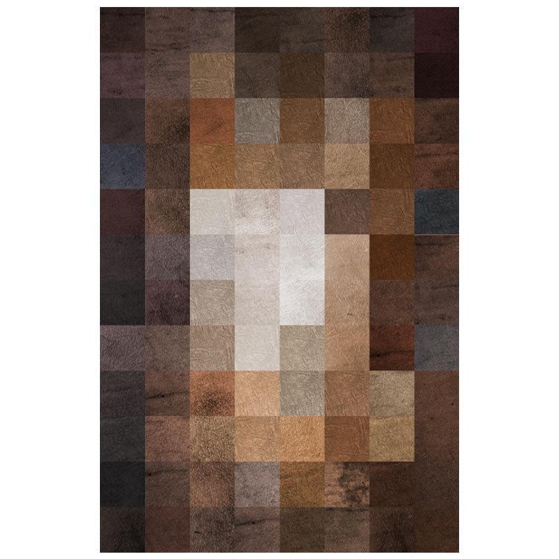Wear-Resistant Nordic Imitation Cowhide Carpet for Living Room or Bedroom