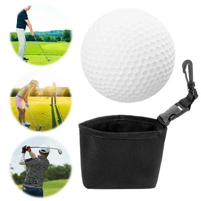 Easy To Carry Golf Ball Scrub Bag Leak-Proof Golf Club Wash Bag Golf Cleaning Bag  Golf Accessories