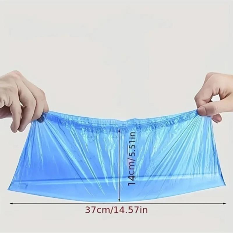 100pcs Disposable Waterproof PE Shoe Covers – Non-Slip, Lightweight Foot Protectors for Indoor Use, Home, Office or Clean Rooms