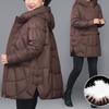 Mutter Winter Unten Baumwolle Jacke Mantel Verdicken Warme Oma Schnee Tragen Parkas