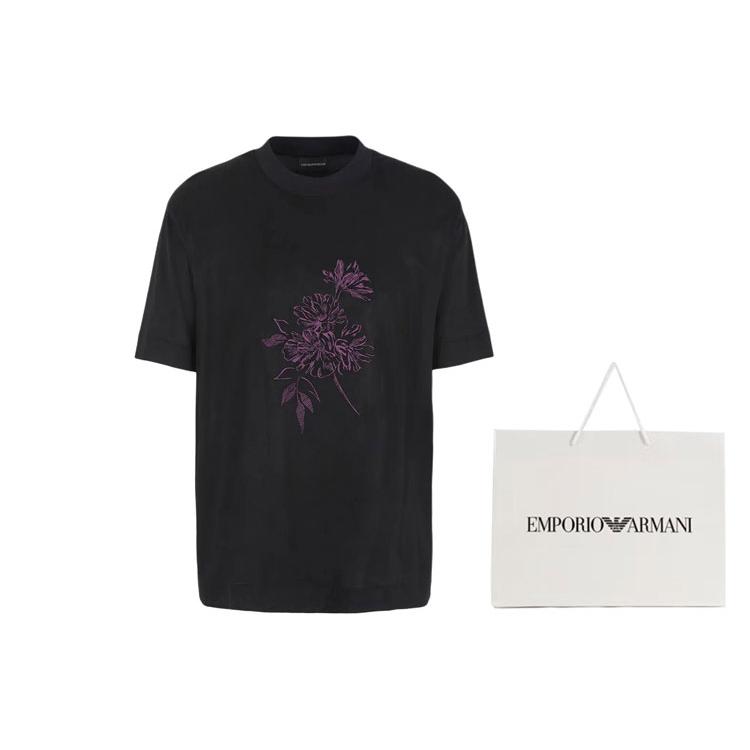 EMPORIO ARMANI T Shirt Men's Black 3D1TH6-1JUVZ-0999