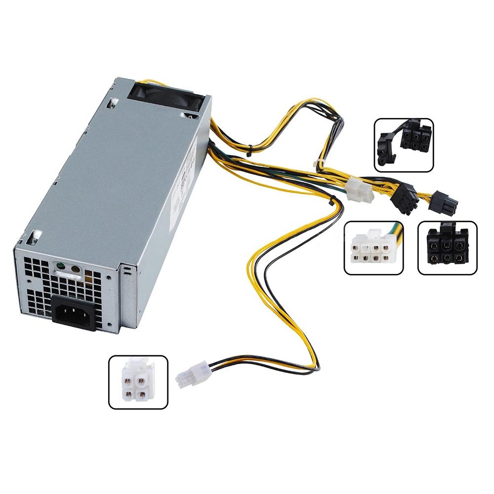 500W DPS500EM00A Power Supply Compatible with For Dell 3040 3046 3650 7040 Series with 4 6 8 8 Pin PSU for Workstation Desktops