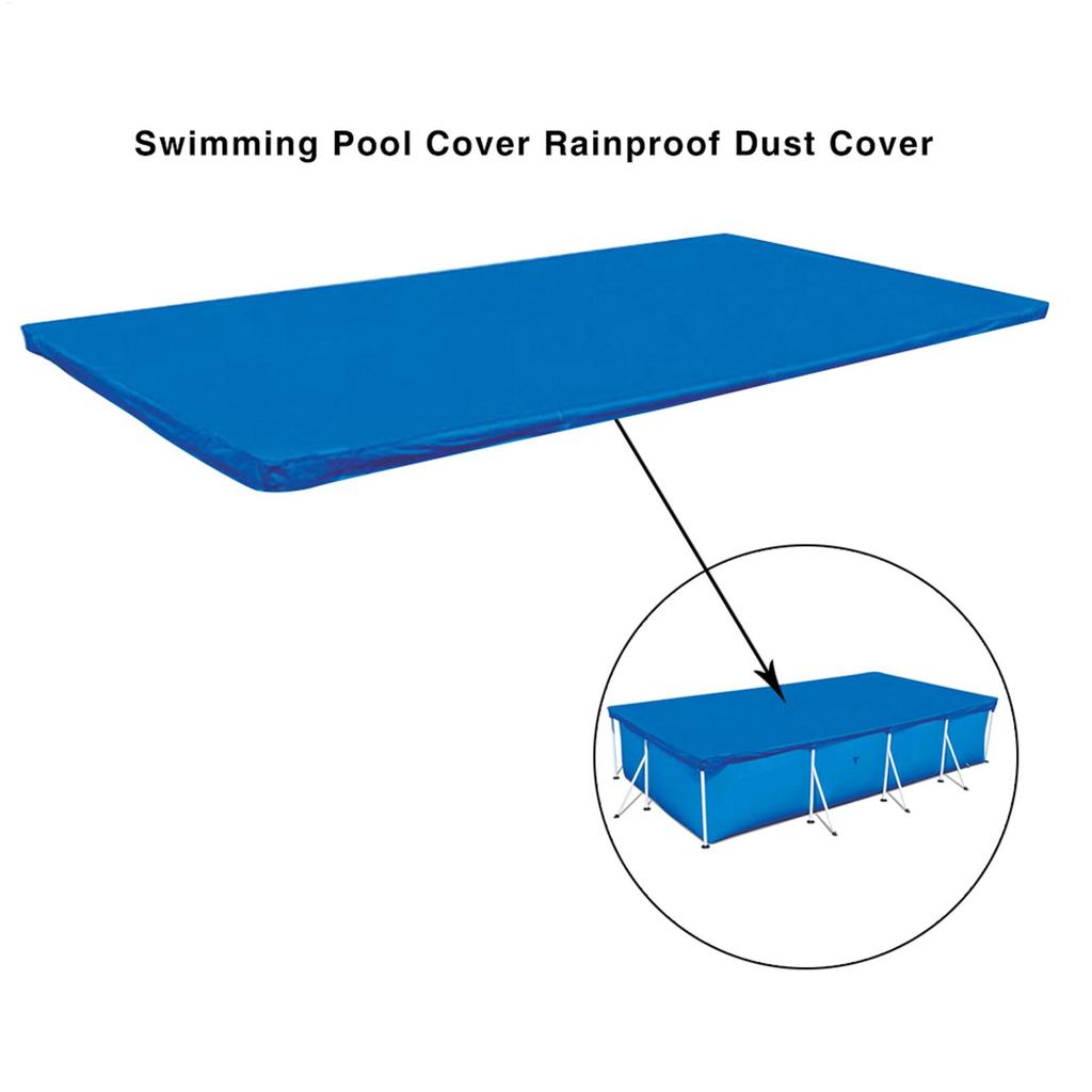Ground Pool Cover Dustproof Windproof Pool Blanket Wear-Resistant Protector For Indoor Outdoor Garden Backyard