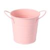 Huaqianguhh Creative Iron Pen Holder, Rustic Desk Organizer for Office, Metal Pencil Cup Makeup Brushes, Small Storage Bucket Office And Home Use