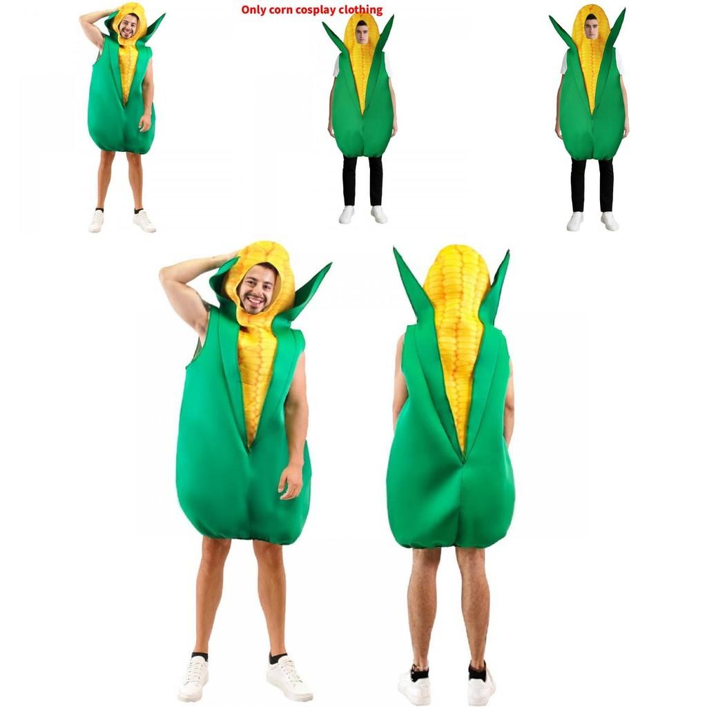 Halloween Cosplay Costume For Adults With Polyester Fabric And Corn Theme For Party Dress Up