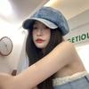 Classic Denim Beret Hat For Women With Wide Brim And Adjustable Fit For Spring And Fall