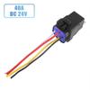 X AUTOHAUX Relay Socket Car Relay JD2912 4 Pole 40A DC24V Car Wire Bundle Switch Power Universal Waterproof 3 Pack