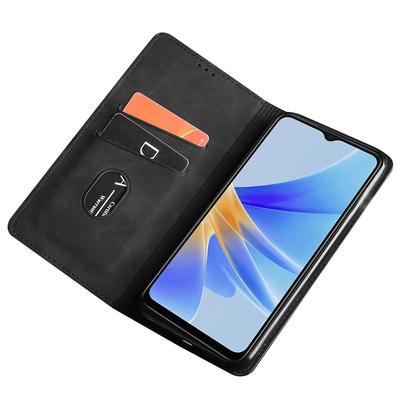 Für Oppo Reno11 F 5G/F25 Pro 5G Handyhülle Kartenfächer Lederhülle Hautähnliche Textur