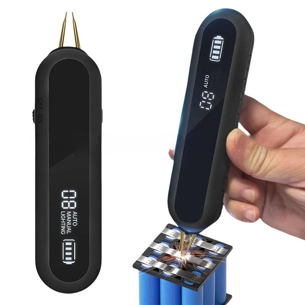 Spot Welder for Battery Pack Building Nickel Sheet 0.25mm Welding Portable Handheld Design with Safety Protection