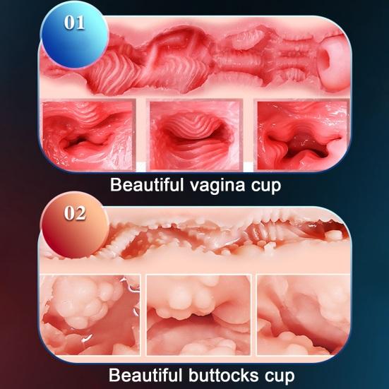 Electric Masturbation Cup Fully Automatic Men's Masturbation Sex Products Penis Training Device Toys