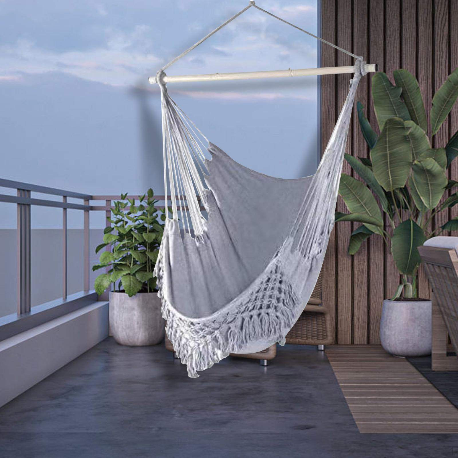

Уютное кресло-гамак для отдыха на открытом воздухе light gray