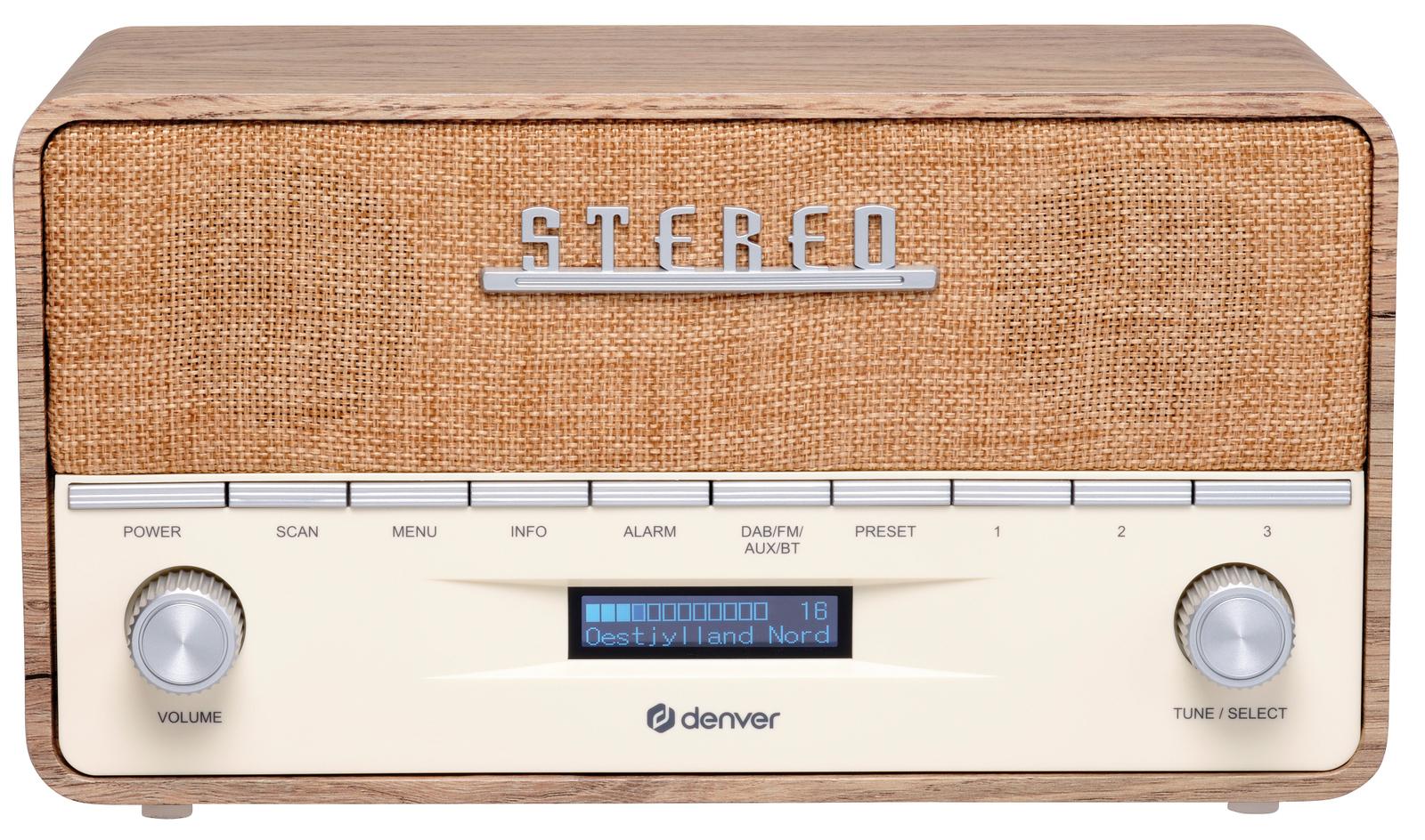 Denver Weiß Dab-36Lw Light Wood Tischradio Dab+, Ukw Holz (Matt) - Bild 4