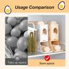 New Refrigerator Egg Rack, Automatic Rolling Egg Dispenser, Space-saving Refrigerator Egg Storage Box, Can Hold  30 Eggs.