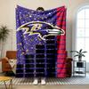 Baltimore Ravens Soft and comfortable flannel Suitable for sofas living rooms outdoor camping travel and also makes a great anniversary gif
