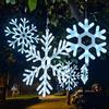 Bunte Outdoor-LED-Schneeflockenlichter - Dekorative Hängeleuchten für die Weihnachts- und Neujahrsatmosphäre