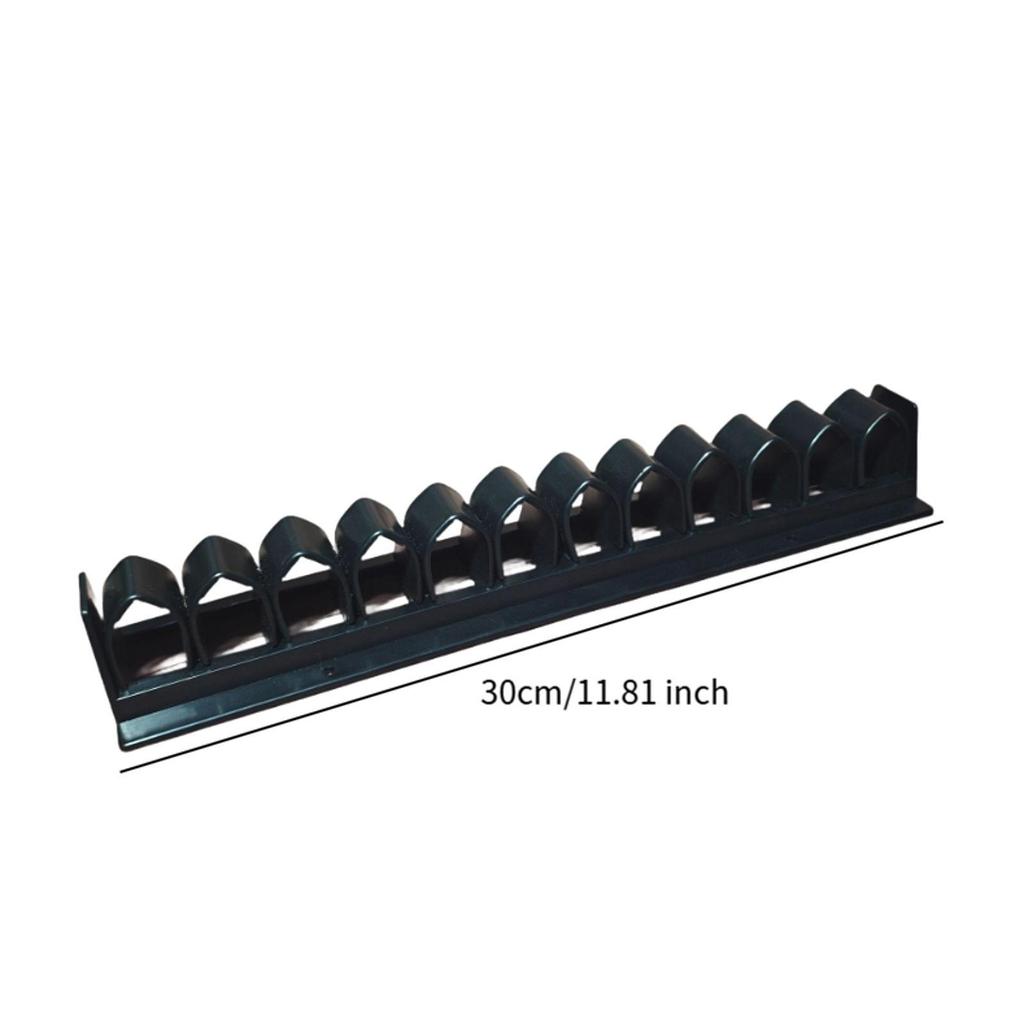 Wand Stand Storage Holds up 11 Wands Wall Mounted Home Decor Collection Compact Holder Rack for