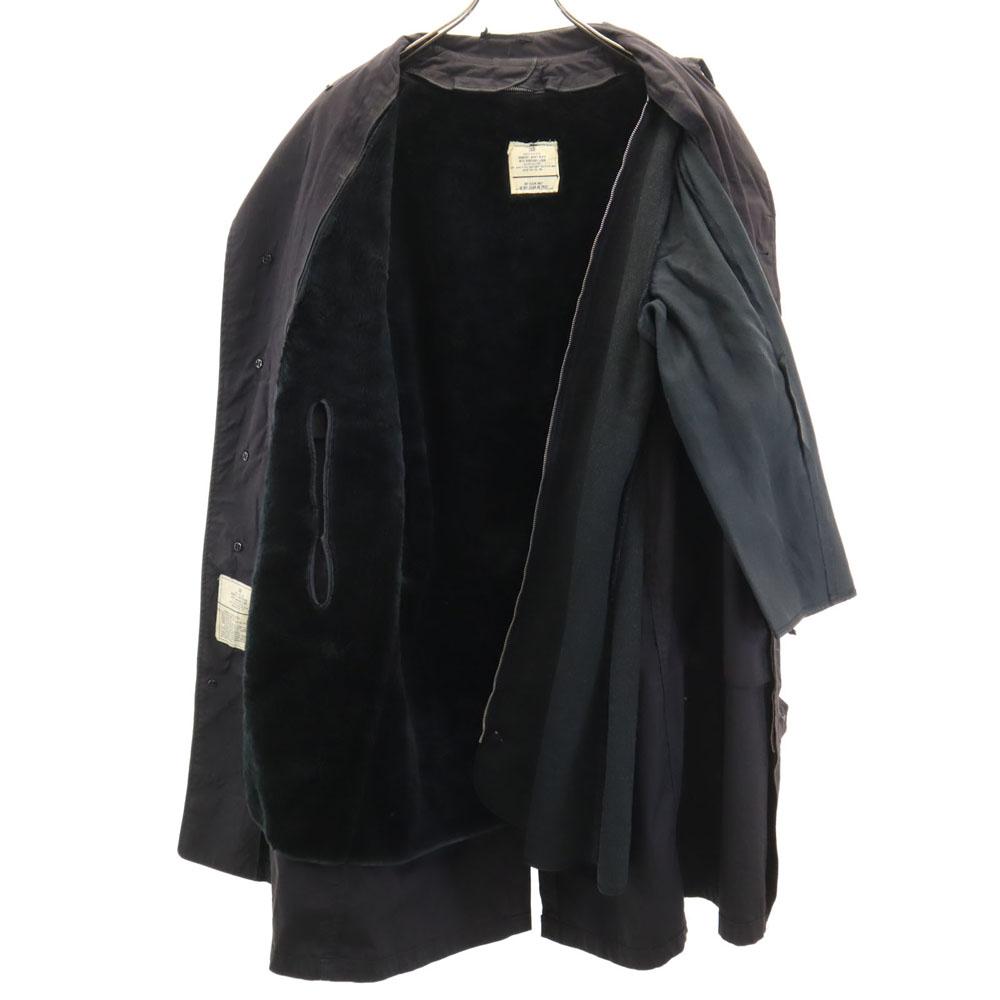 US NAVY 70s Vintage DLA Stainless Collar Coat Men's Used