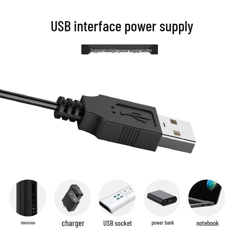 5050 RGB LED Self-Adhesive USB TV Backlight Strip, 5V Low Voltage Atmosphere Light Set