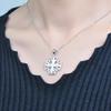 Wish European and American ladies, white Opal cross pendant necklace, exquisite necklace