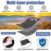 Waterproof Parasol Cover with Rod Cantilever Parasol Protective Cover Snowproof UV-Anti Wind/Weatherproof Umbrella Covers