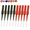 10pcs Insulation Piercing Needle Sensitive Non-destructive Multimeter Test Probes Accurate Acupuncture Car Tool for Banana Plug