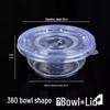 Thickened Disposable Plastic Bowls with Lids