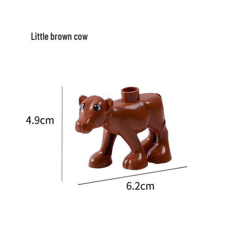 Compatible Large Bricks: Animal Accessories & Educational Building Blocks for Children - Ocean & Forest Themes