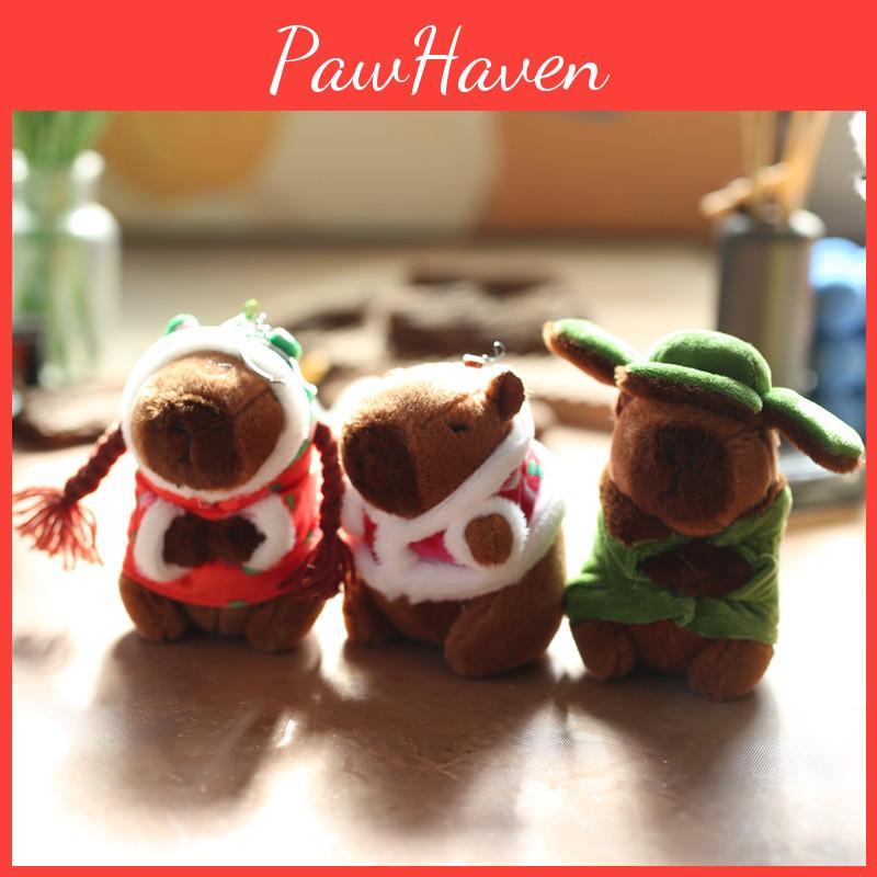 Plush Capybara Keychain With Soft Short Plush For Kids And Collectors
