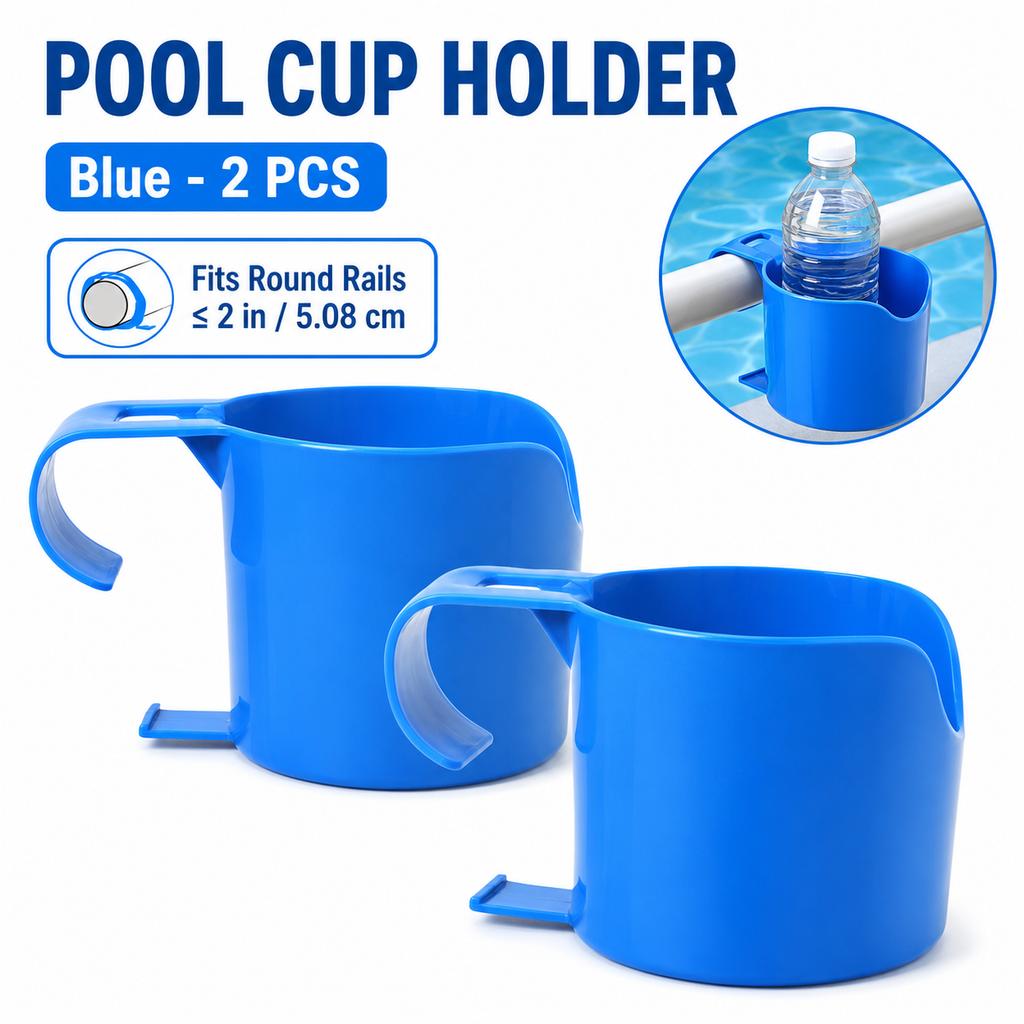 Poolside Organizer Rack Storage Holder for Drinks Sanitizers Swimming Accessories Paired with Pool Float Lounge Chair Summer