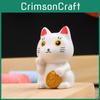 Katzen-Spielzeug-Ornament aus PVC-Kunststoff für Garten- und Bürodekoration