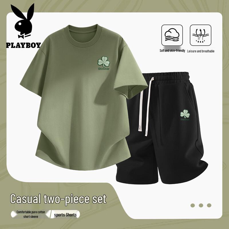 Playboy Men s 2026 Summer Casual Sportswear Set L