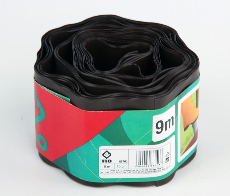 Brown Lawn Edging 9M 10Cm 88703 Flo