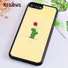 Candy Color Patterned Cactus Dinosaur Printing Soft Phone Case Cover For iPhone 14 5s SE 6s 7 8 plus X XR XS 11 12 13 pro max