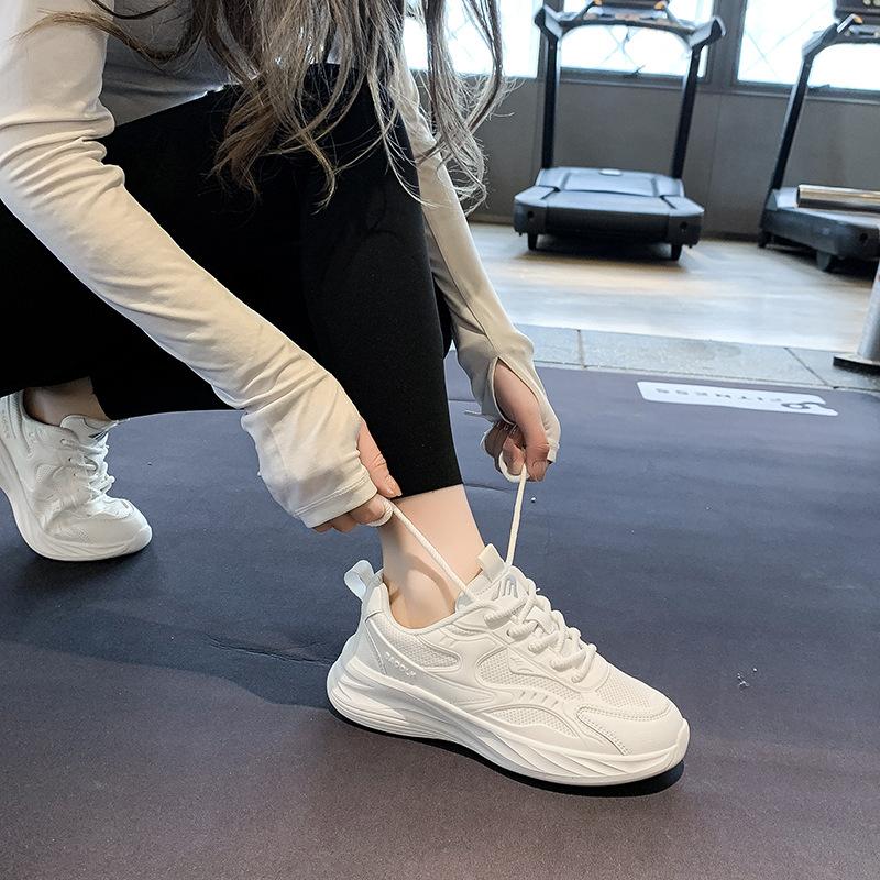 

Soft-soled sports shoes women s new spring and autumn casual women s shoes ultra-light white lightweight shock-absorbing running shoes 36