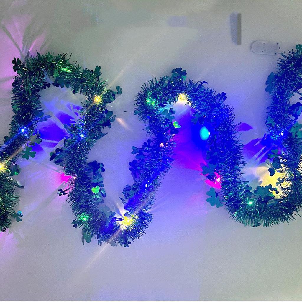 St. Patrick's Day Beleuchtete Wollstreifen zum Aufhängen, Partydekorationen