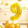 40inch Giant Golden Digital Balloon  0-9, Anniversary Party Decoration, Birthday Balloon